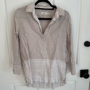 Vineyard Vines Linen Tunic, XS
